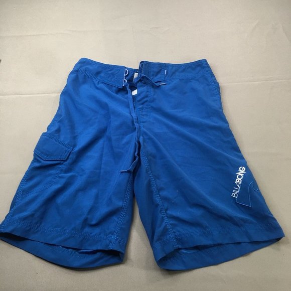 Billabong Mens Swim Trunks Blue 30 Drawstring Board Short Pocket Drawstring 1631 - Picture 1 of 11